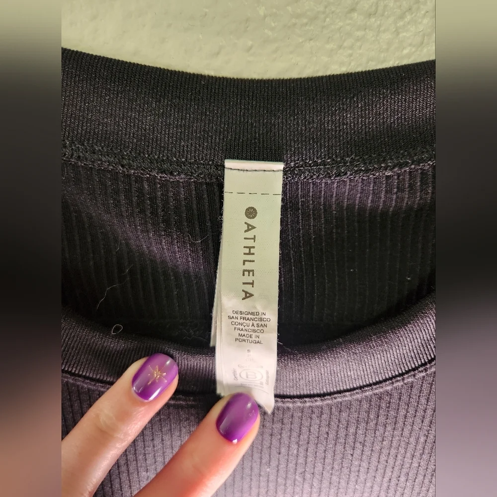 Athleta Performance Ribbed Top - Picture 3 of 7